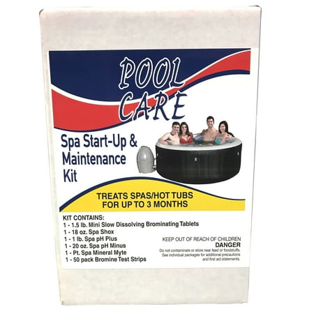 - Qualco QLC-14890 Home 3 Month Spa Hot Tub Chemical Maintenance Kit with Bromine