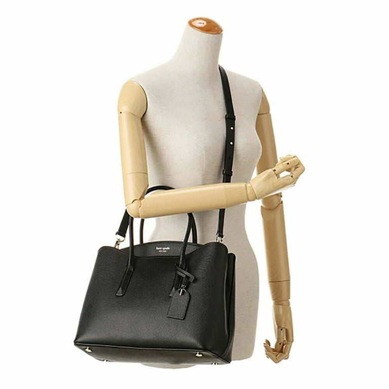 Kate Spade New York Margaux Large Satchel Handbags Black : One Size