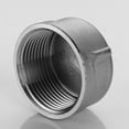 thumbnail image 2 of 304 stainless steel metric hydraulic end caps pipe fittings 1/8" 1/4" 3/8" 1/2" 3/4" 1" 1-1/4" 1-1/2" bspp female thread, 2 of 3
