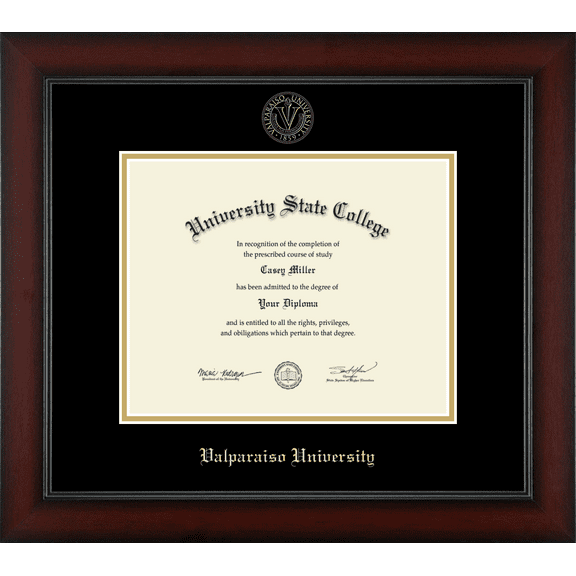 Valparaiso University Diploma Frame, Document Size 10" x 8"