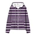 thumbnail image 4 of Aofany Oversized Zip Up Hoodie for Women Baggy Loose Basic Zipper Hooded Sweatshirt Coat Y2K Jacket, 4 of 5