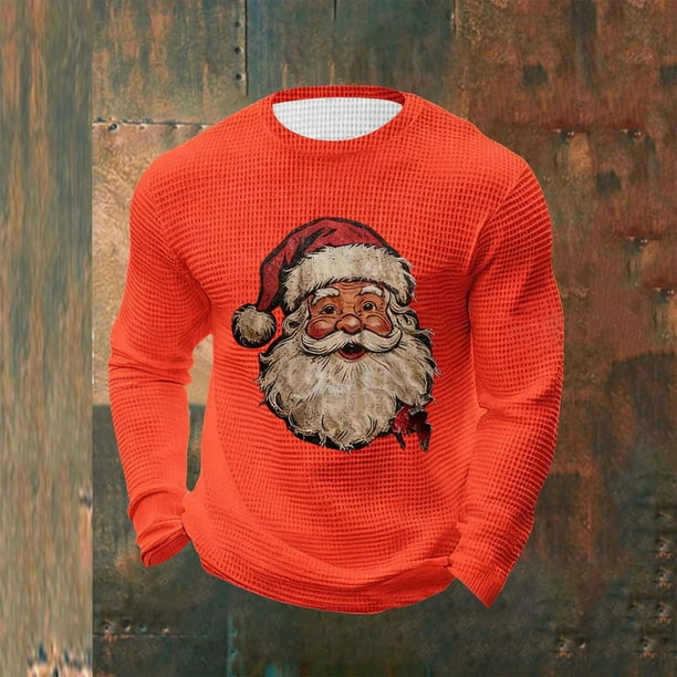 Blusas y camisas de manga larga con cuello redondo para hombre, ropa deportiva para el hogar, pijamas, camisetas casuales holgadas de color liso, blusa deportiva de poliéster para hombre
