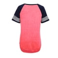 thumbnail image 3 of SHIBEVER T Shirts for Women Tops Short Sleeve Summer Fashion Loose Fit Tunic Tops Dressy Crewneck Ladies Blouses Tops Pink, 3 of 5