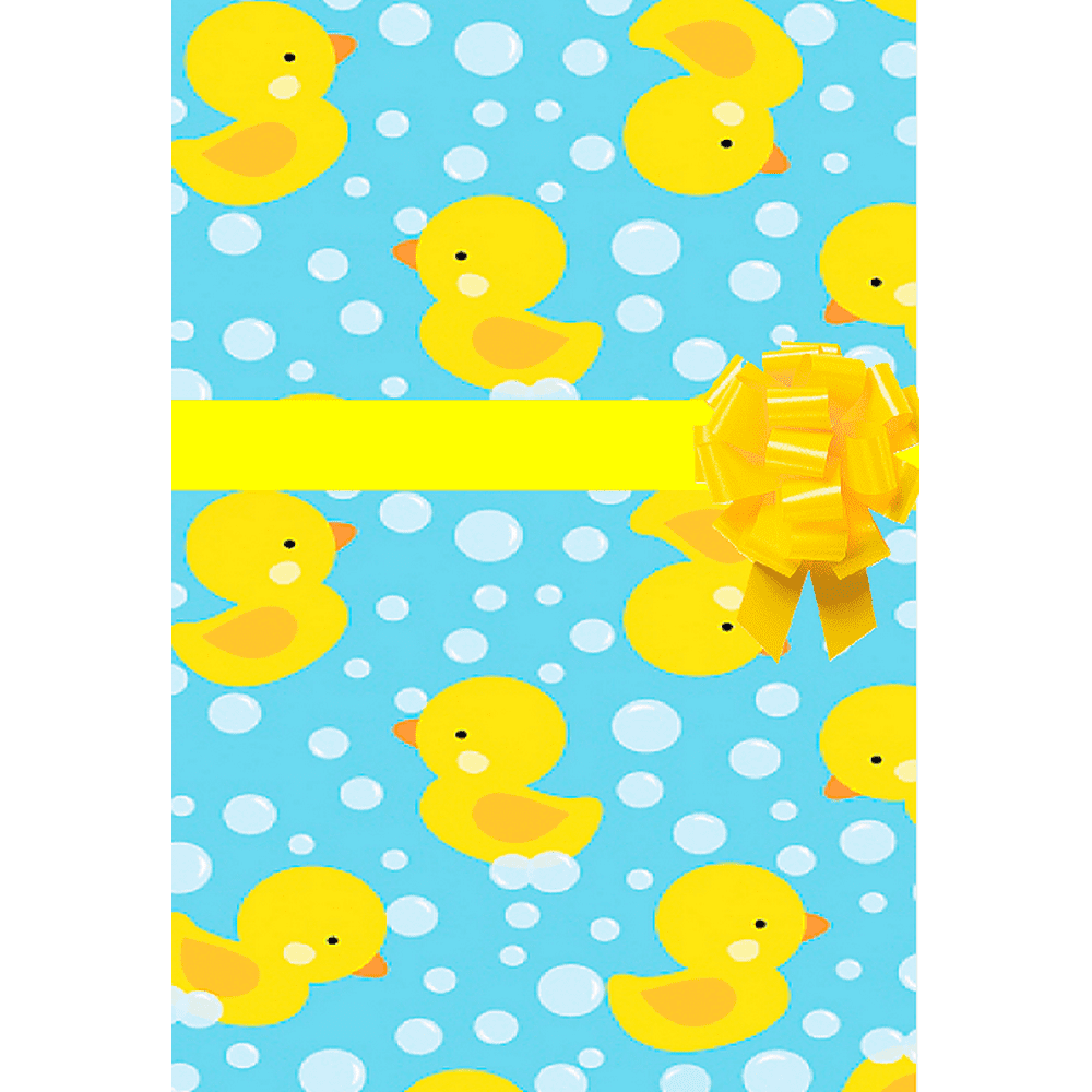 Yellow Duck Gift Wrap Wrapping Paper