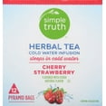 thumbnail image 5 of Simple Truth Cherry Strawberry Herbal Pyramid Tea Bags - 12 ct, 5 of 5