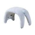 thumbnail image 3 of simhoa Shoe Changing Stool Step Stool Milking Stool Makeup Stool Footrest Vanity Stool Gray, 3 of 8