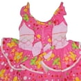 thumbnail image 3 of Lele Baby Girls Pink Floral Halter Dress & Diaper Cover (24 Months), 3 of 4