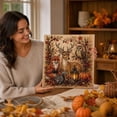 thumbnail image 7 of Autumn Pearl Painting Kit, Woodland Friends Art Kit, Rich Fall Style Pearl PaintingArt Set, DIY Autumn Harvest Pumpkin Pearl Diamond Art kit, Seasonal Home Decor, Gift for Adults & Craft Lovers, 7 of 7