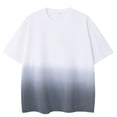 thumbnail image 1 of Cinvoph T-Shirts for Men Cotton Solid Color Casual Summer Tops Loose Relaxed Crewneck Short Sleeve Tees, 1 of 3