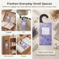 thumbnail image 3 of Large 12 Packs Fresh Linen Hanging Closet Deodorizer Air Freshener Long Lasting Scented Sachets Smell Goods for House, 3 of 4