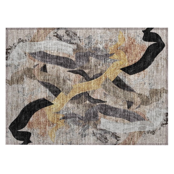 Dalyn Rugs Machine Washable Indoor/Outdoor Chantille ACN2191 Taupe 1'8" x 2'6" Rug