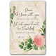 thumbnail image 1 of John 14 27 Floral Bible Verse Wall Art Metal Tin Sign Scripture Art Christian Quote Nursery Bible Quotes Posters for Bathroom Decorative Paintings for Kitchen (8x12 in), 1 of 5
