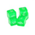 thumbnail image 3 of Dados acrílicos de varios lados 5 unids/set D6 juegos 5 colores Zulema Dados varios lados, 3 of 6