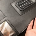thumbnail image 3 of Amdohai A4 business Leather Portfolio with Calculator Binder Card Slot Manager Office Document Pad Briefcase, 3 of 8