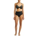 thumbnail image 2 of Time and Tru Women's Ibiza Getaway Strappy High Waist Swimsuit Bottom, 2 of 4