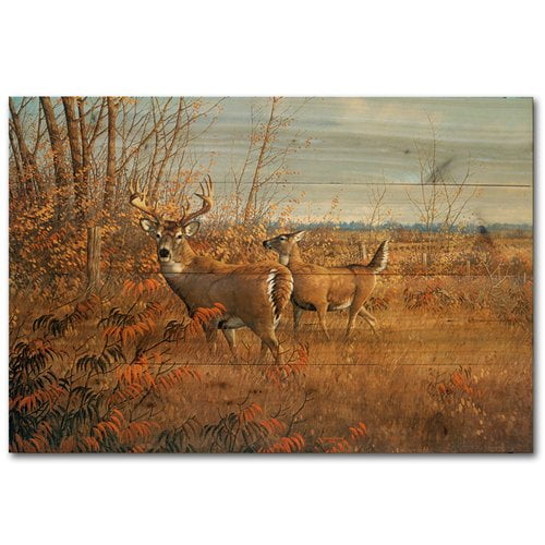 WGI-GALLERY Sumac Buck by Michael Sieve Painting Print Plaque - Walmart.com