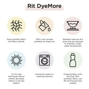 Rit DyeMore Synthetic Fabric Dye – 7 fl oz Bottle, Color for Polyester, Nylon & Acrylic Surfaces- Daffodil Yellow