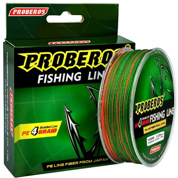 High Tensile 100m Angling fishing 4 stand 100m Elastic Thread Spool Monofilament Invisible Wire PE Plaited Fishing Line 2.0/25LB
