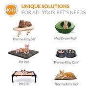 K&H Pet Products Thermo-Kitty Fashion Splash Blue Small 18 Inches Round