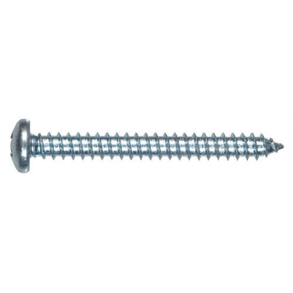 Hillman 6 in. x 1 in. L Phillips Pan Head Zinc-Plated Steel Sheet Metal Screws 100 1 pk