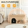 thumbnail image 2 of Cat Litter Box Enclosure Large with Lid, Modern Hidden Cat Litter Box Furniture with Litter Mat, Dog Proof, Easy to Clean & Order Control, 35.4 x 19.7 x 18.9 Inchs (Beige), 2 of 7