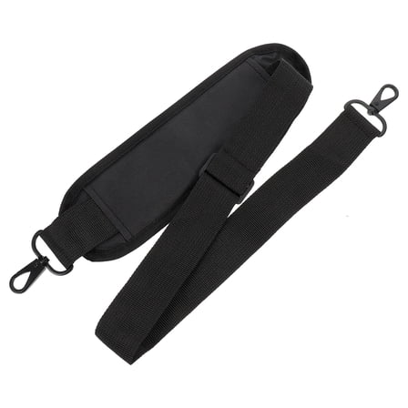 STRANDCHIC Adjustable Black Laptop Shoulder Strap with Padded Epe Cushion for Storage Bags