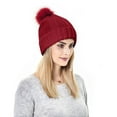 thumbnail image 1 of Winter Hat for Women Knit Snow Cap Soft Warm Earflap Hat Cold Weather, 1 of 6
