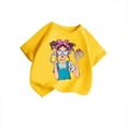thumbnail image 2 of Hienoo Little Girls Graphic T-Shirt Cartoon Short Sleeve Cotton T Shirt, Sizes 3-14, 2 of 4