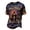 Dark Blue, variant on YNGKMEA Men's Halloween T Shirt Short Sleeve Pumpkin Skeleton Graphic T-Shirts Crew Neck Casual Summer Shirts