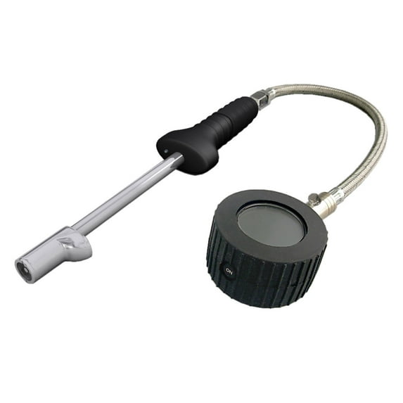 Heavy Duty Digital Truck Gauge w/ Bleed, Flashlight, LCD - Accutire# MS-5515