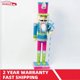 thumbnail image 4 of Figurita de muñeco Cascanueces de 38CM, manualidades de fiesta, decoraciones navideñas hechas a mano creativas, regalos especiales, soldado Cascanueces, 2 uds., 4 of 4