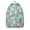 Greenish-blue-58, variant on Floral Pattern Laptop Backpack for Girls, Boho Chic School Bag with Double Zipper and Large Capacity Compartments