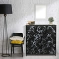 thumbnail image 2 of Sorbus Dresser with 9 Drawers- Black Frame, Black Marble Drawers, 2 of 8