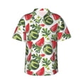 thumbnail image 1 of Balery Watermelons Camisas hawaianas de manga corta para hombre, camisas playeras de corte holgado, camisas de vacaciones con botones,Large, 1 of 7