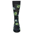 thumbnail image 2 of MeMoi Men's Turtles Bamboo Crew Socks - Mens - Male, 10-13, Navy, 2 of 3