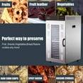 thumbnail image 5 of NutriChef 2000 W 20-Tray Food Dehydrator, Stainless Steel, 5 of 9