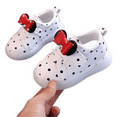 thumbnail image 5 of Loonyx Toddler Girl Bowknot Adjustable Straps Sneakers, White Round Toe Platform, Size 11, 5 of 8