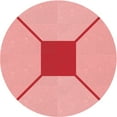 thumbnail image 1 of Ahgly Company Tapis Rond Lavable en Machine Intérieur Transitionnel Rose Pastel, 7 Pieds Rond, 1 of 7