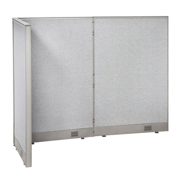 GOF L-shaped Freestanding Partition 30"D x 60"W x 48"H, Office Room Divider, Privacy Screen, Workstation Cubicle