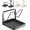 Black*A, variant on Kitchen Pot Lid Storage Rack, Multifunctional Pot Lid Holder U-Shaped Vertical Holder with Removable Drip Tray, For Countertop and Stove Top, Has a Pot Lid Storage Function (Yellow*B)
