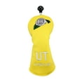 thumbnail image 4 of Baoblaze Golf Club Head Cover PU Leather with UT Tag Driver Headcover Golf Club Cover Yellow, 4 of 8