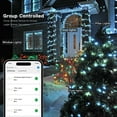 thumbnail image 4 of RGB Christmas Lights, 164ft 498 LED Smart String Lights App Controlled, Dimmable Color Changing Christmas Lights, Xmas Tree Lights Work with Alexa & Google Home, 4 of 15