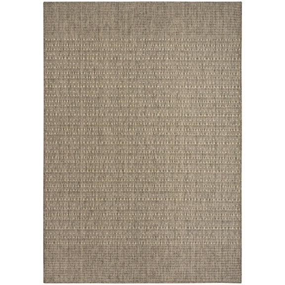 Nourison Home Tulum 5'3" x 7' Brown Outdoor Rug