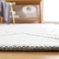 thumbnail image 5 of SAFAVIEH Kilim Meryll Diamond Polyester Area Rug, Grey/Ivory, 6' x 6' Square, 5 of 9