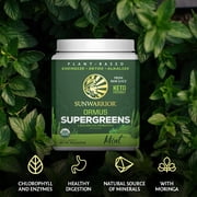 Sunwarrior Ormus Supergreen, Organic 2 Billion Probiotic Powder Mint 225g
