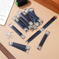 20pcs Purse Frame Hinges Spring Clips Metal Internal Flex Frames Purse