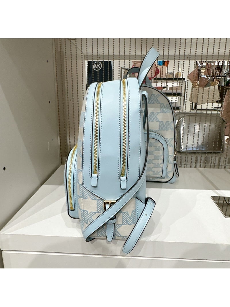 Michael Kors Jaycee Medium Logo Jacquard Backpack in Vista 