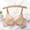 Beige, variant on Crunowin Plus Size Bra for Women with Underwire, Casual Daily Push up Bra Khaki 75C
