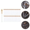 thumbnail image 2 of MasteelfCA 100 Pcs Tubes à Essai en Plastique Sels de Bain Tubes de Stockage Récipient Liquide avec Bouchon, 2 of 7