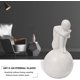 thumbnail image 4 of Decoración moderna de estatua, escultura de resina de arte abstracto, decoración de estatua simple, decoración del hogar y la oficina, blanco, 4 of 5
